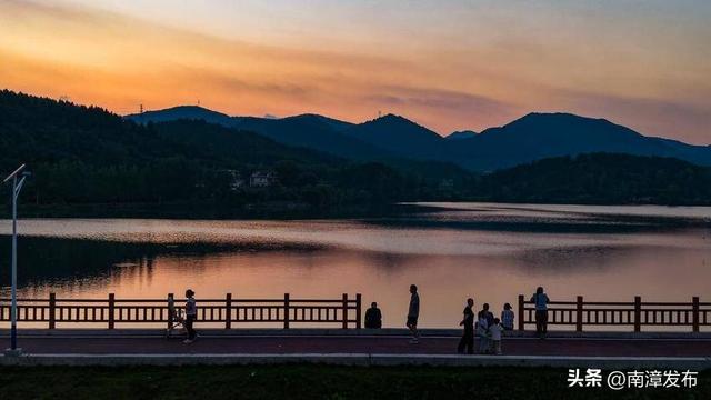 南漳：晴好天气相伴 县城美景如画
