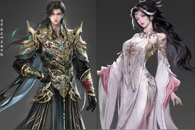 完美全新原画曝光，石昊雷帝战衣帅哭，魔女真身妖娆十足图片