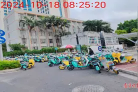 南宁共享电单车“遍地开花” ，停放乱象亟待“刹车”！图片
