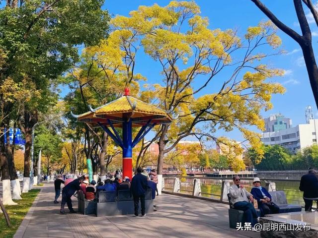 昆明大观河畔民族团结主题打卡点建成开放，"小场景"承载"大主题"