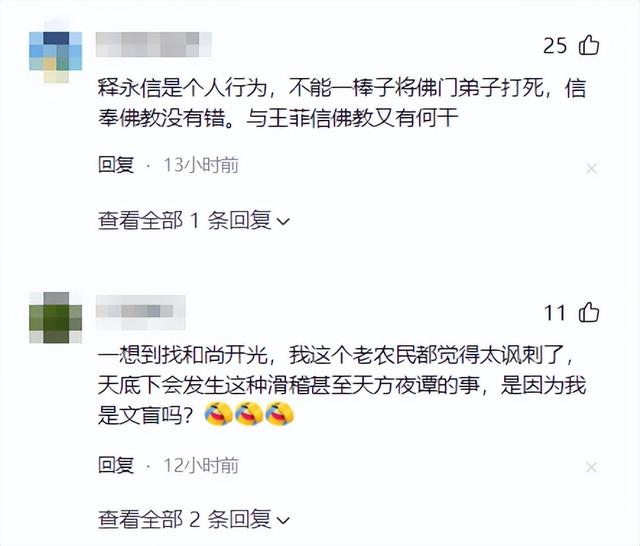 拔出萝卜带出泥！释永信被带走之后，常年信佛的王菲也被牵扯进来