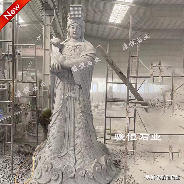 石雕人物妈祖石雕像加工制作