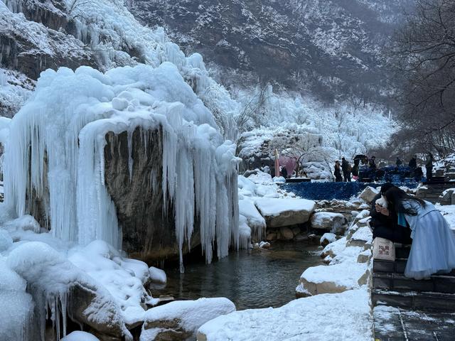 南太行云台山冰挂