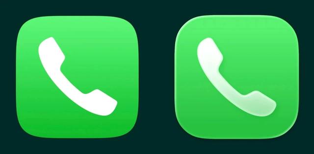 苹果 iOS 26 vs iOS 18，新旧图标设计细节对比，你喜欢哪个？