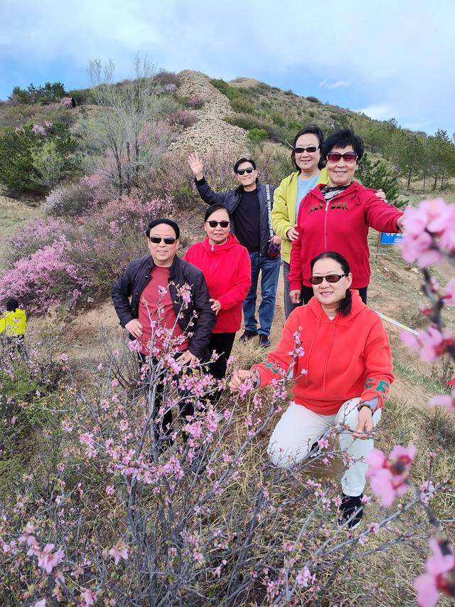 宣化红一师战友军嫂青边口长城赏花照片集