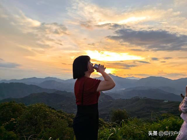 饶平朱湖顶露营