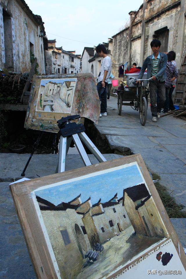 安徽西递老街，2009年11月的一组