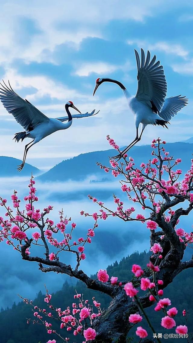 梅开如霞，缀满枝头