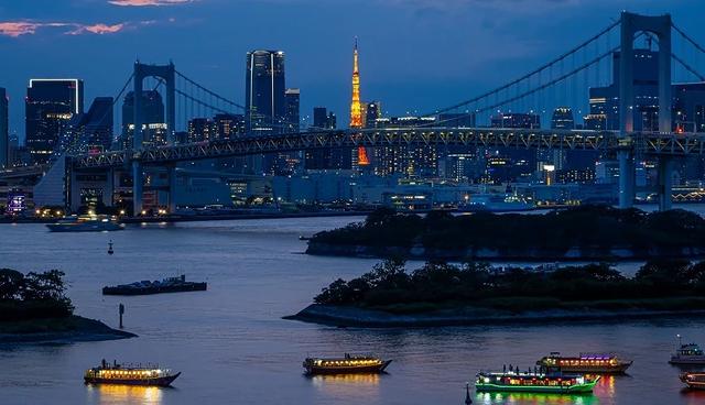 台场一日游行程懒人包：彩虹大桥、富士电视台、海滨公园绝美夜景