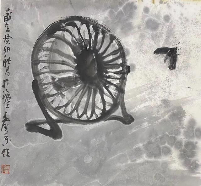 一组充满生活气息的水墨小品画，勾起了多少人的回忆
