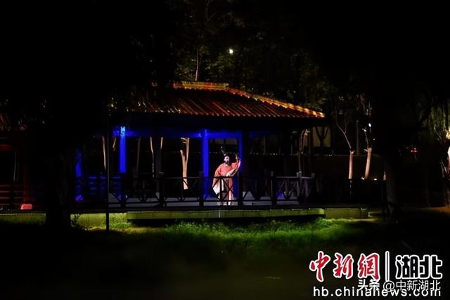 湖北随州“云湖夜澜”夜游启航 光影演绎千年文化