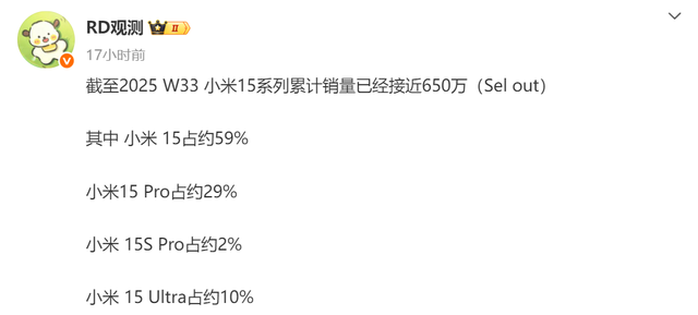 华为打败小米，高端机销量反超50万台，卢伟冰：小米16系列来了