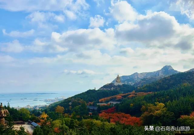 红叶落尽，赤山才露出真容颜！