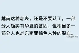 两广人会觉得越南人是他们的亲戚吗？网友：两广再造华夏功不可没图片