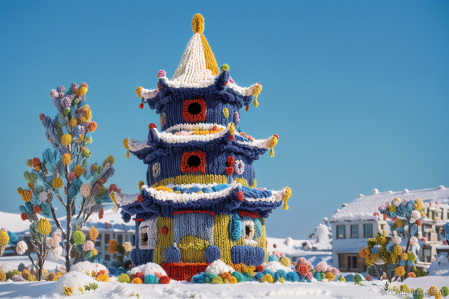 当黄山区标志建筑穿上温暖的毛衣，你还能认出来吗？ | 皖美冬日 | 第十五届安徽国际文化旅游节