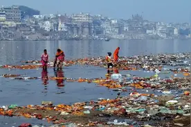印度学中国治理恒河，官员喝河水被抢救，狂砸28亿美元却打水漂图片
