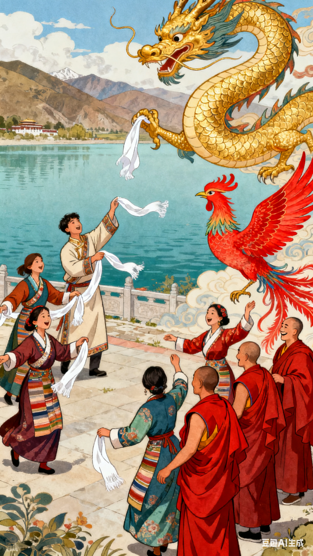 无双道龙赵小荣游记《 一笔祥龙行天下 》（六十六）巴松措游