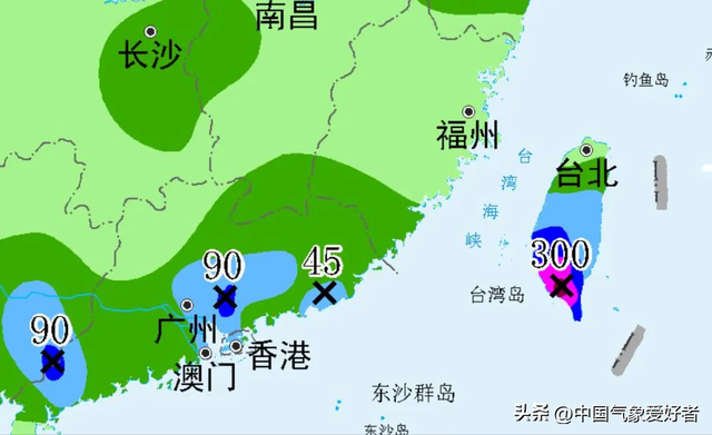 台风“竹节草”持续影响我国东海