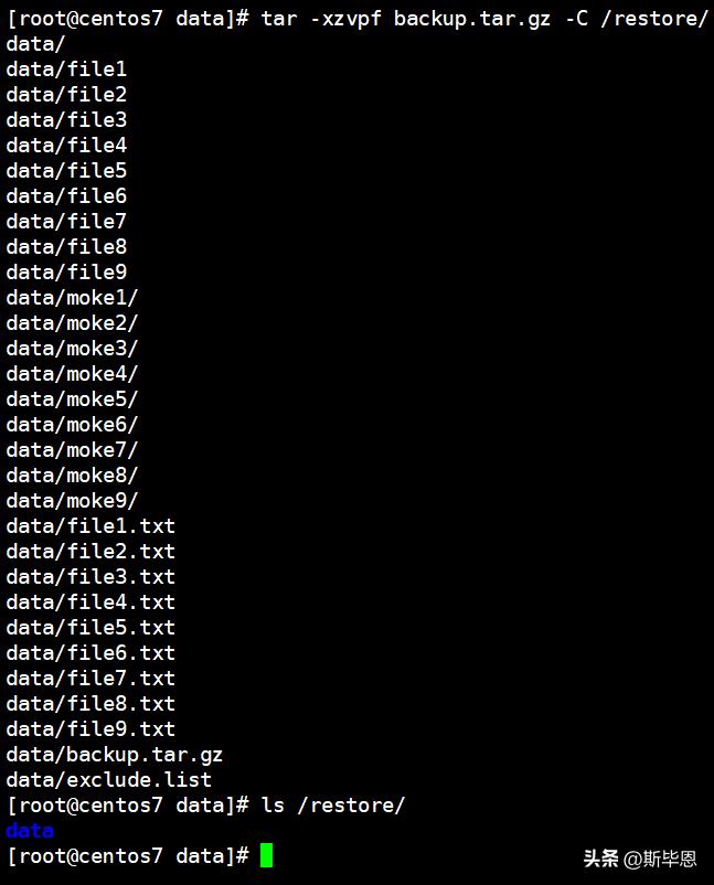 Centos7—tar 软件包参数管理插图41 Centos7—tar 软件包参数管理