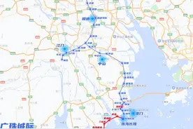 广珠城际铁路在中山市设立哪些车站？哪几个车站属于大站？图片