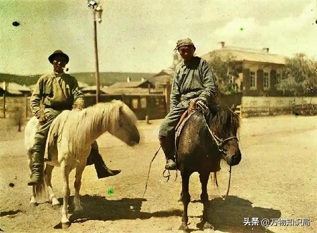 美国博物馆发现罕见照片！120年前的蒙古人，居然是这样子！