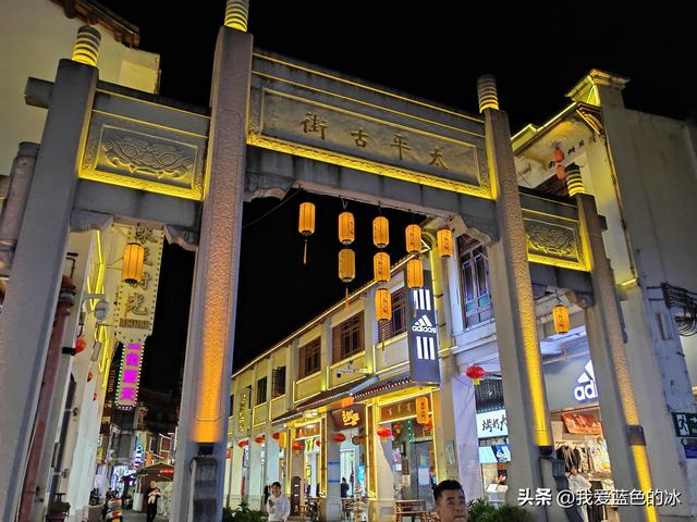 来河源第一天，吃喝，夜逛古街，漫步江边，观看亚洲第一高喷泉