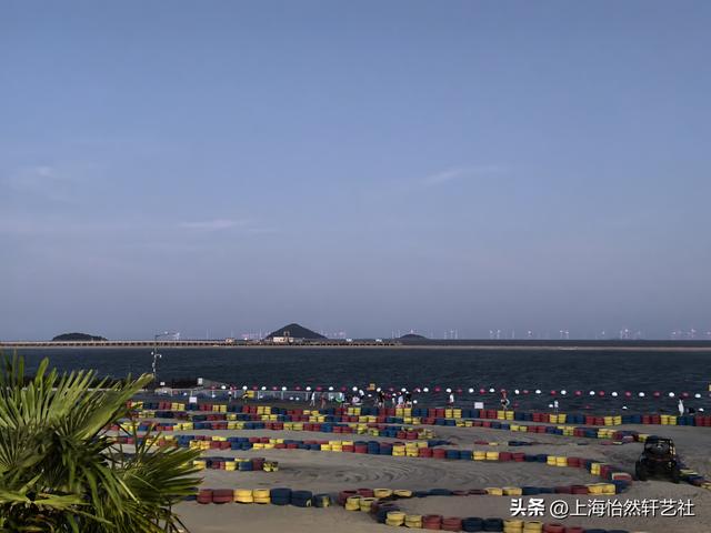 平豪视点Ⅱ上海金山城市沙滩，湛蓝的海，酷暑中的避暑港湾