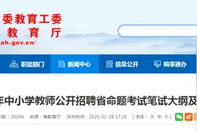 事关中小学教师公开招聘！安徽省教育厅最新公告图片