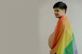 男人也能怀孕了！！菲律宾变性人成功怀孕图片