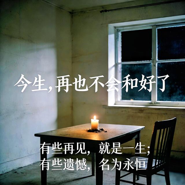 一顿没订的早餐——今生不和好