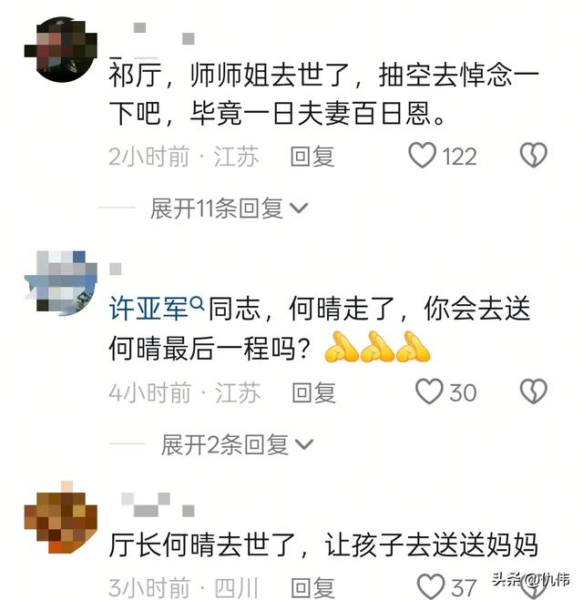何晴追悼会在京举行，影迷自发前来送行，许亚军疑似现身！
