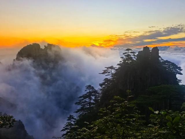 沉浸式感受！黄山朝晖夕霞的极致盛景