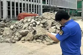 裸土未覆盖？松江一在建工地被罚款图片