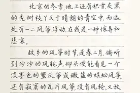 首届中国钢笔书法大赛特等奖获得者硬笔楷书欣赏图片