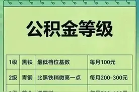 你的住房公积金达到了多少级图片