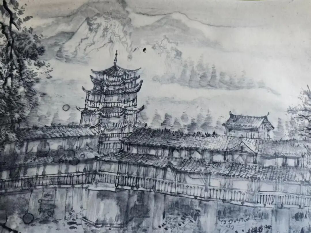 共绘湘西之美 长沙、龙山画家美术写生创作线上展上线(图6) 共绘湘西之美 长沙、龙山画家美术写生创作线上展上线(图6)