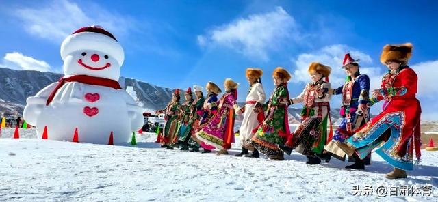 张掖肃南:冰雪为媒 鹿鸣迎客