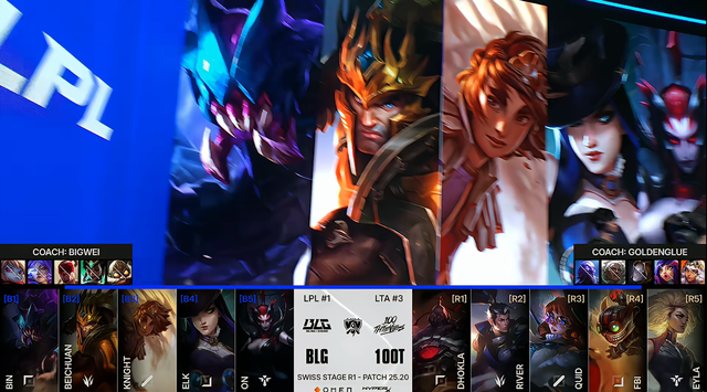 S15瑞士轮：BLG爆冷不敌100T