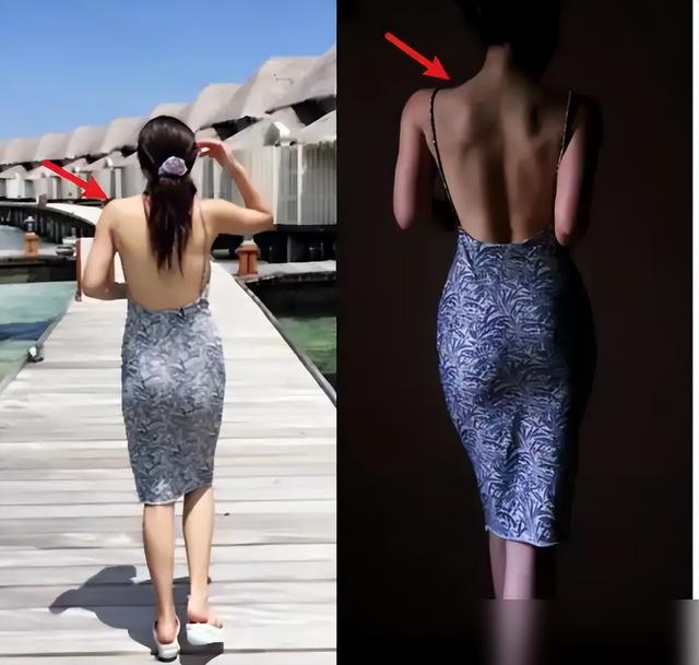 中年女人“运动前后”，再穿同一件衣服：差距好大，对比就懂了