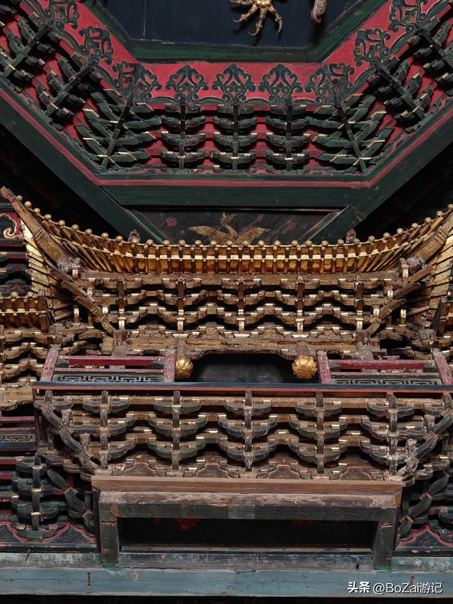 应县藏着国保级冷门，金代天宫藻井，梁思成盛赞绝无仅有