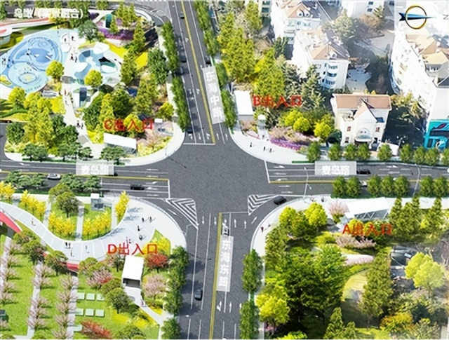 东海东路麦岛路地道投用 游客逛小麦岛公园更方便了