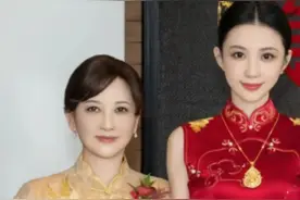 潘玮柏大婚，岳母年轻漂亮贵气穿金旗袍戴金镯子，亲妈朴素大方图片