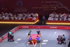 世乒赛国乒男双全军覆没图片