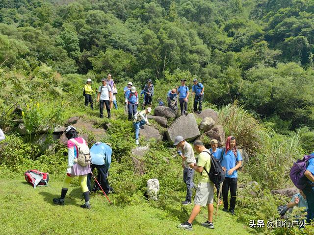 揭西猴面石徒步登山