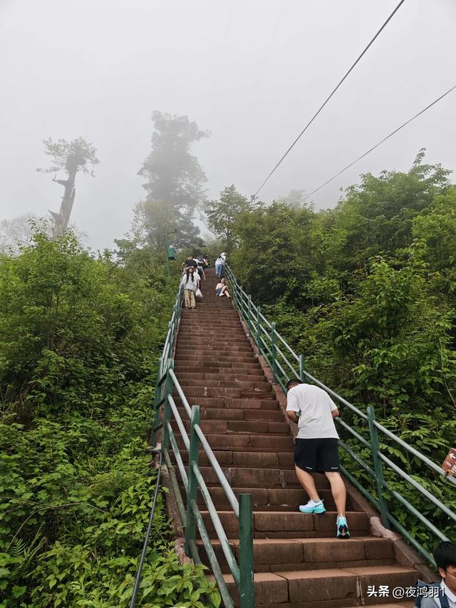 徒步瓦屋山,太艰难了,坚持下来不容易