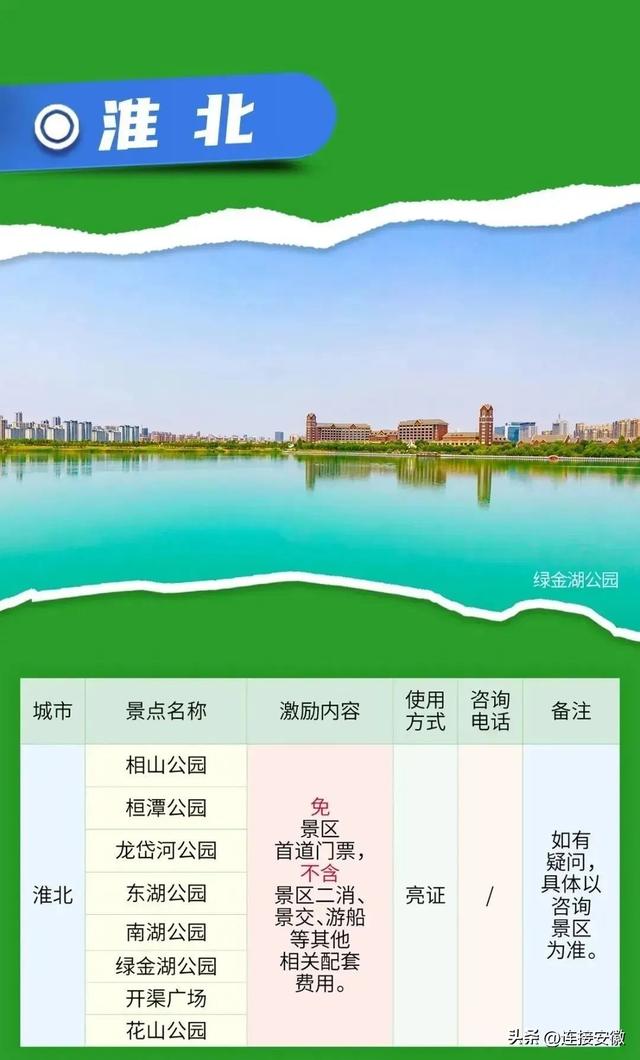 带上这个证！安徽省16市免费玩！
