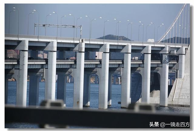 全长6800米的大连星海湾大桥气势恢宏