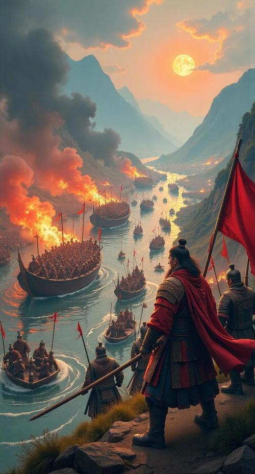 赤壁决战：三国巅峰的智慧与悲壮——从历史到传奇的深度解析”