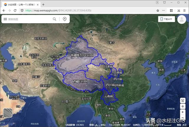 红旗河西部水利工程“藏水入疆”主线示意图