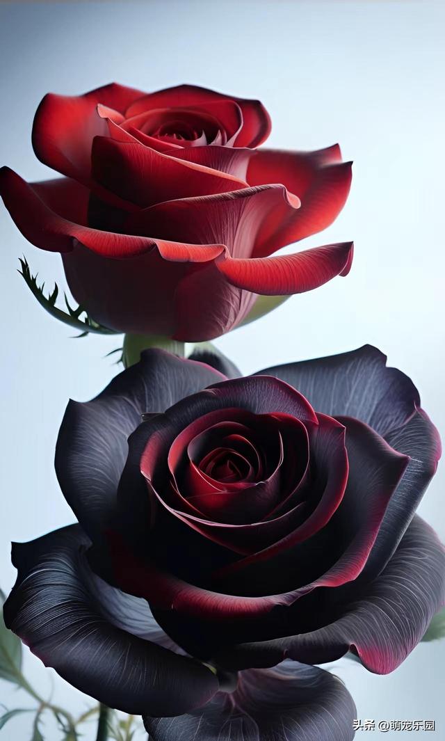 野外偶遇神秘蔷薇，烈焰红与夜幕黑交织，我被这自然之美震撼了